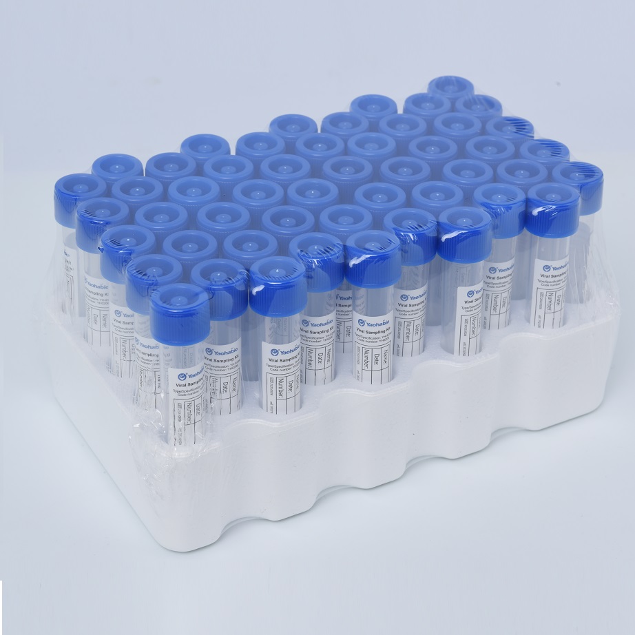 Kit de amostragem viral de extração de ácido nucleico médico para esfregaço de garganta